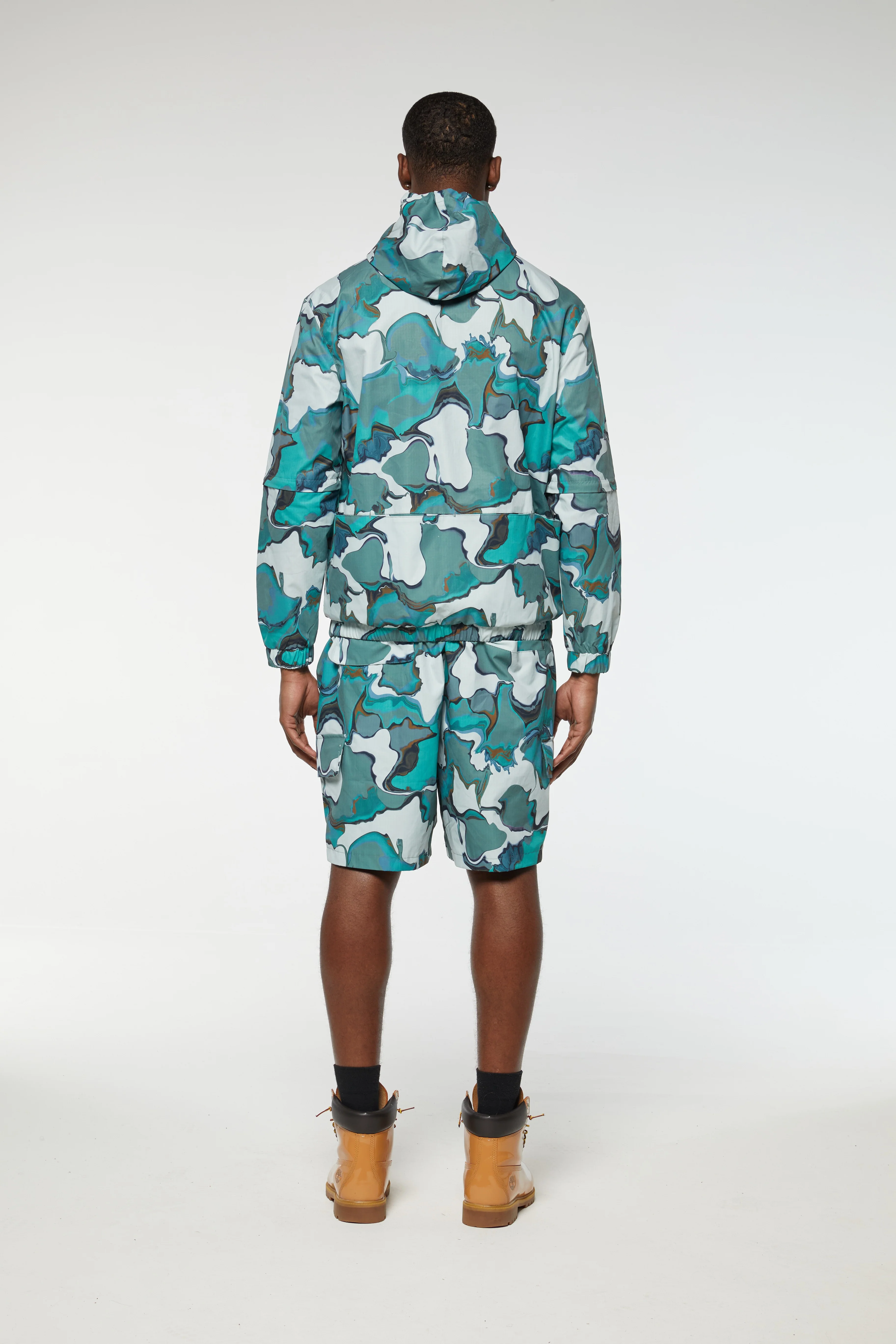 MARBLE PRINT SHORTS - Image 4