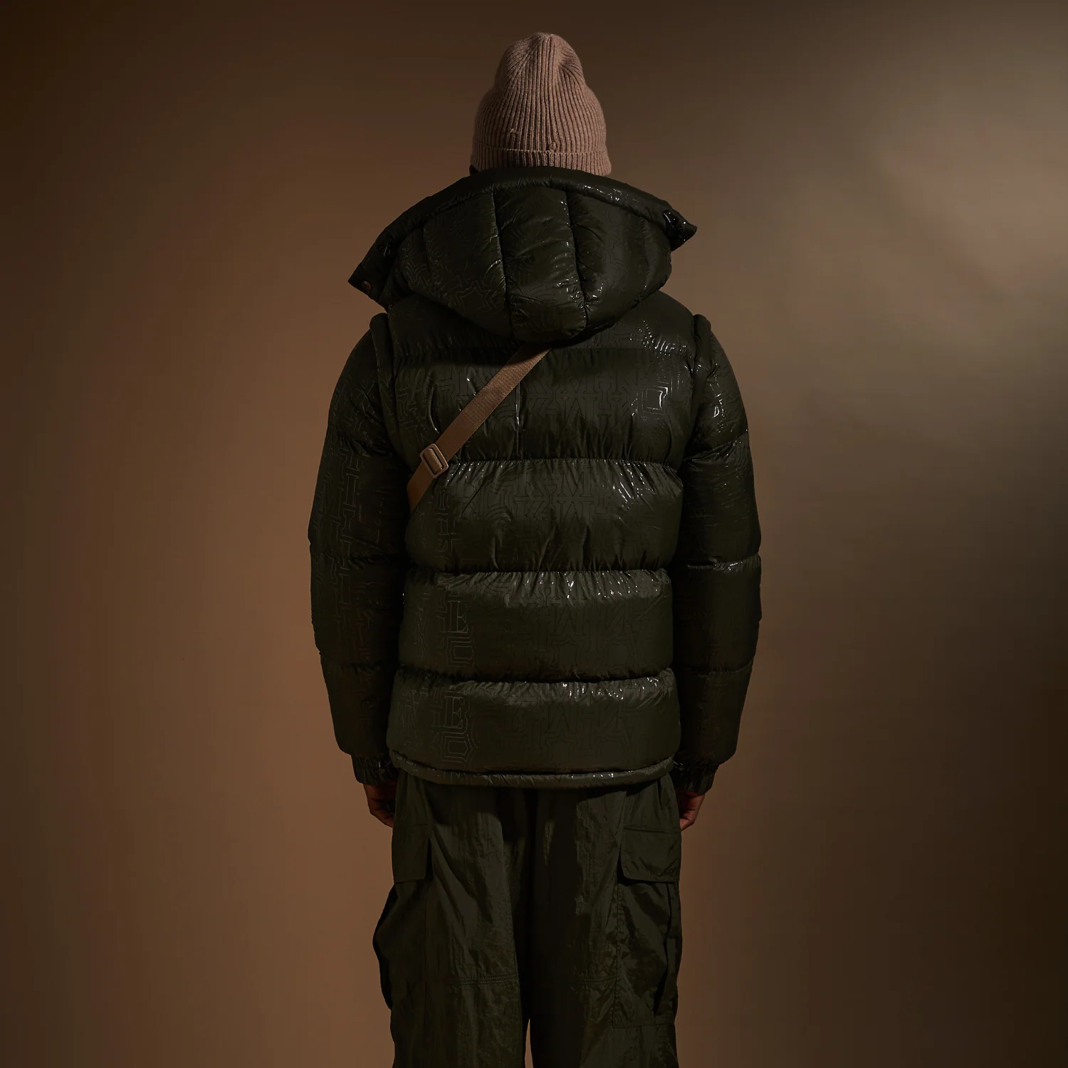 SILICON LOGO PRINT PUFFER JACKET - Image 15